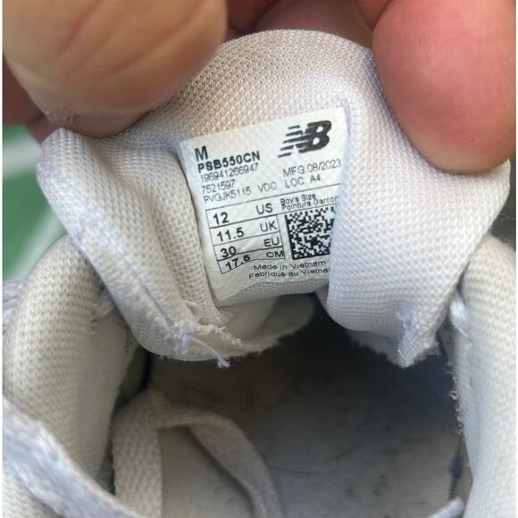 New Balance 550 “White/Navy/Red” (Kids Size 12) - Picture 8 of 8